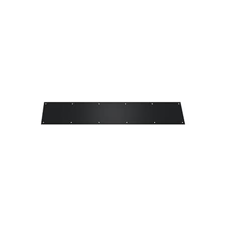 Deltana Kick Plate 6 x 34  S/S in Paint Black KP634U19